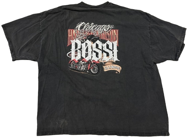 Bossi 'Chicago Chopper' Rhinestone Vintage Tee