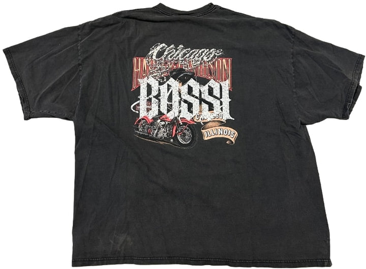 Bossi 'Chicago Chopper' Rhinestone Vintage Tee