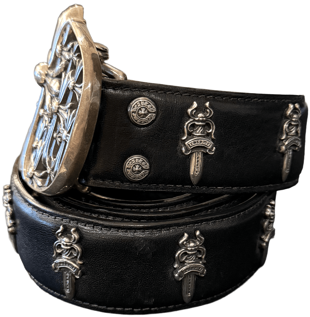 Chrome Hearts 'Flooded Dagger' Cemetery Belt