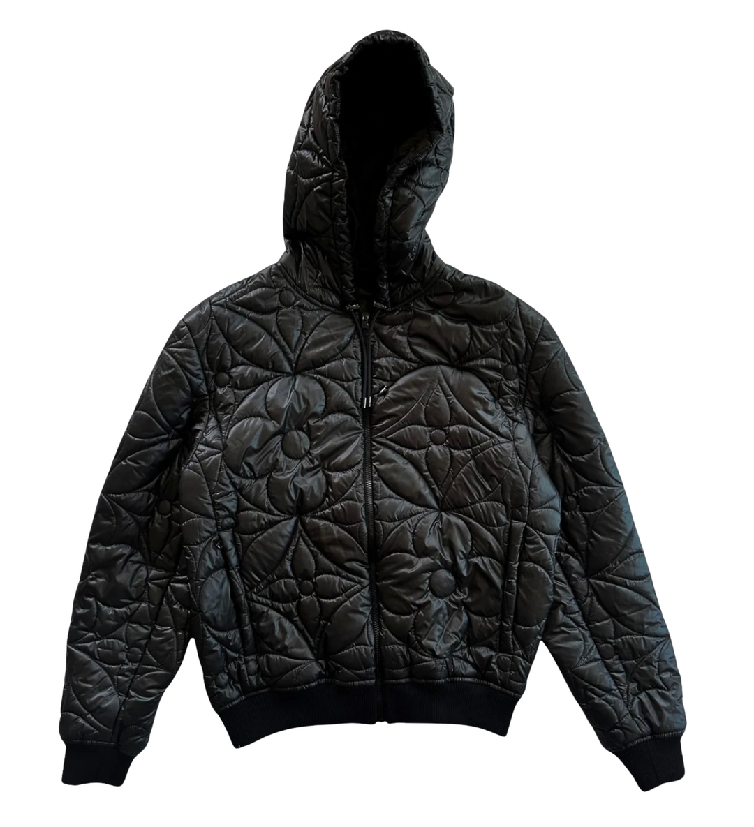 Louis Vuitton 'Quilted Flower' Cuffed Puffer Jacket