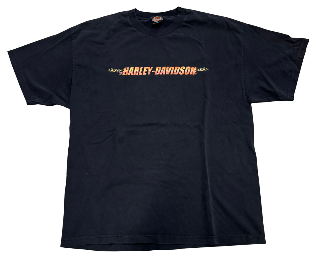 Harley Davidson 'Authentic' Black Vintage Tee