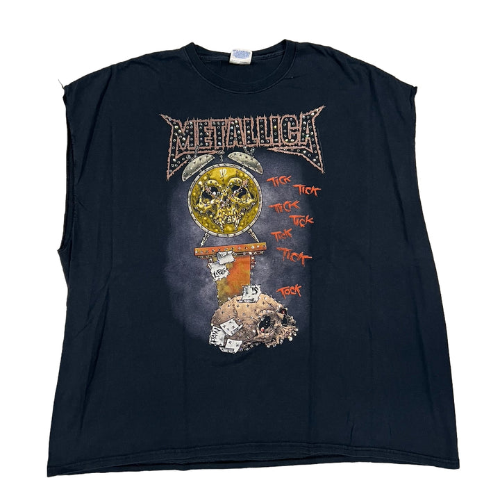 Metallica 'Death Is Pain' Rhinestone Vintage Cutoff