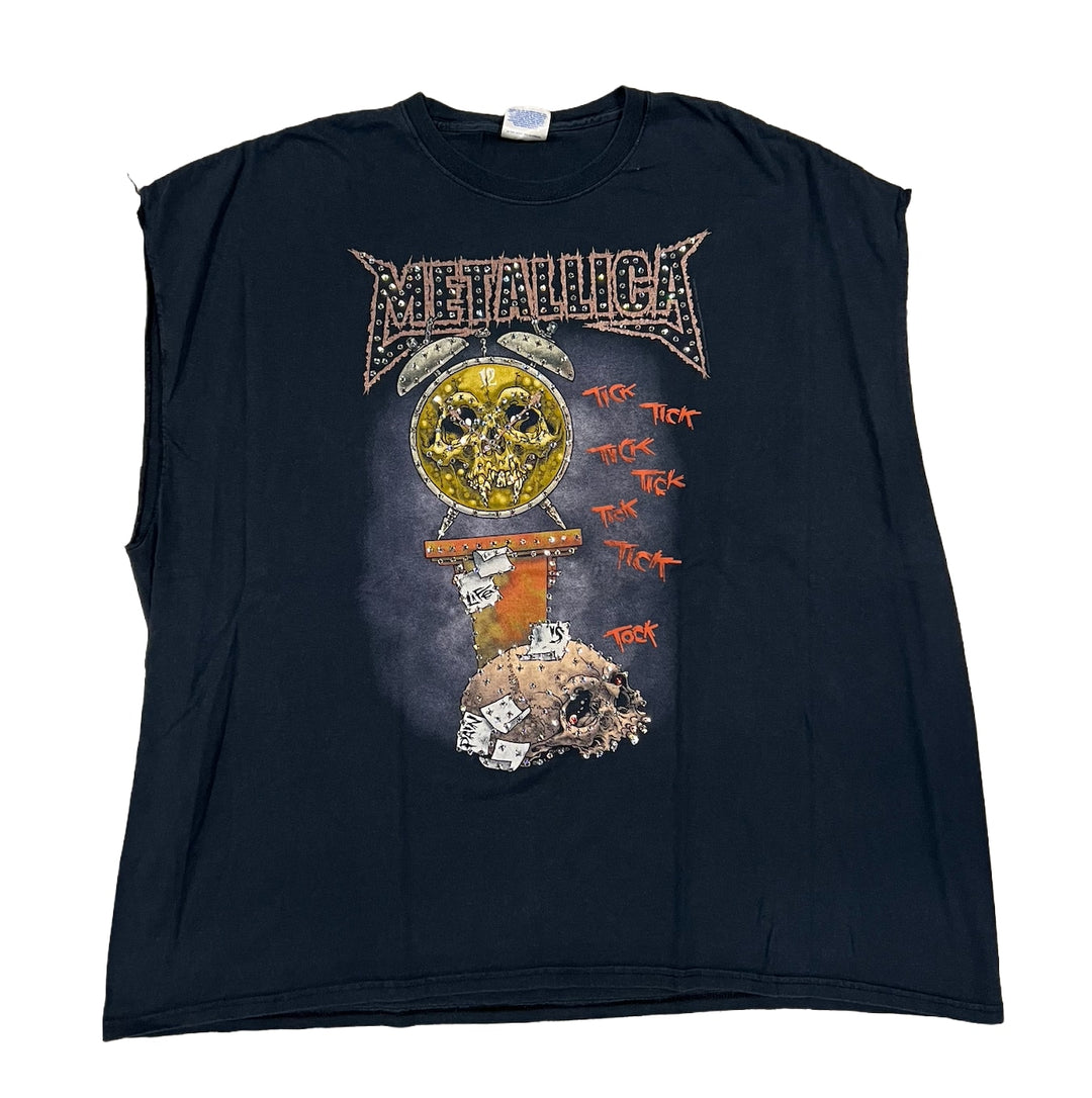 Metallica 'Death Is Pain' Rhinestone Vintage Cutoff