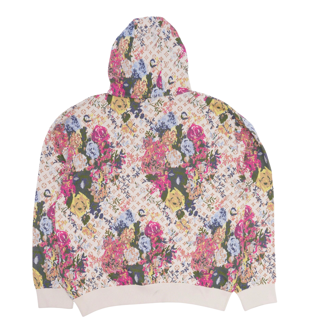 Louis Vuitton 'Floral' Monogram Jacquard Hoodie