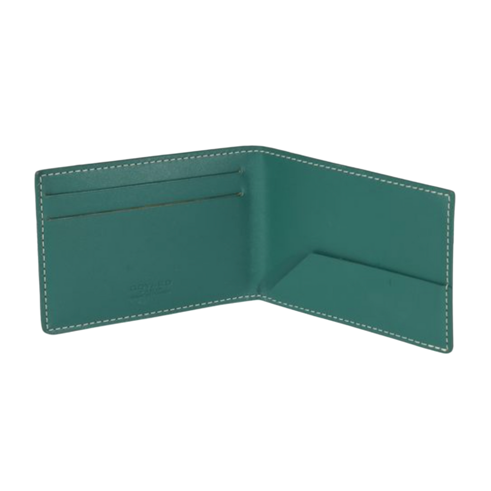 Goyard 'Green' Canvas Insert Victoire Card Holder