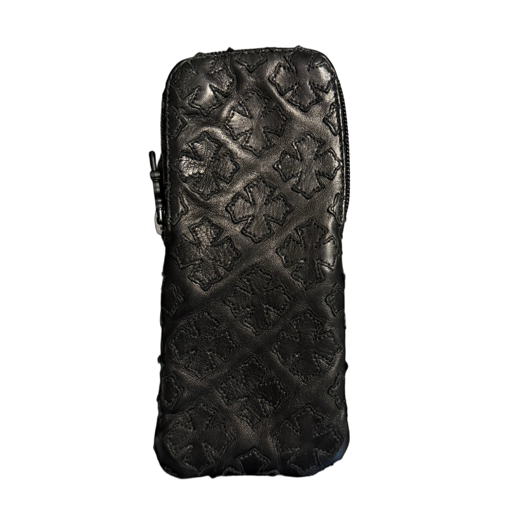 Chrome Hearts 'Flooded Black Plus Cross Patch' Glasses Case