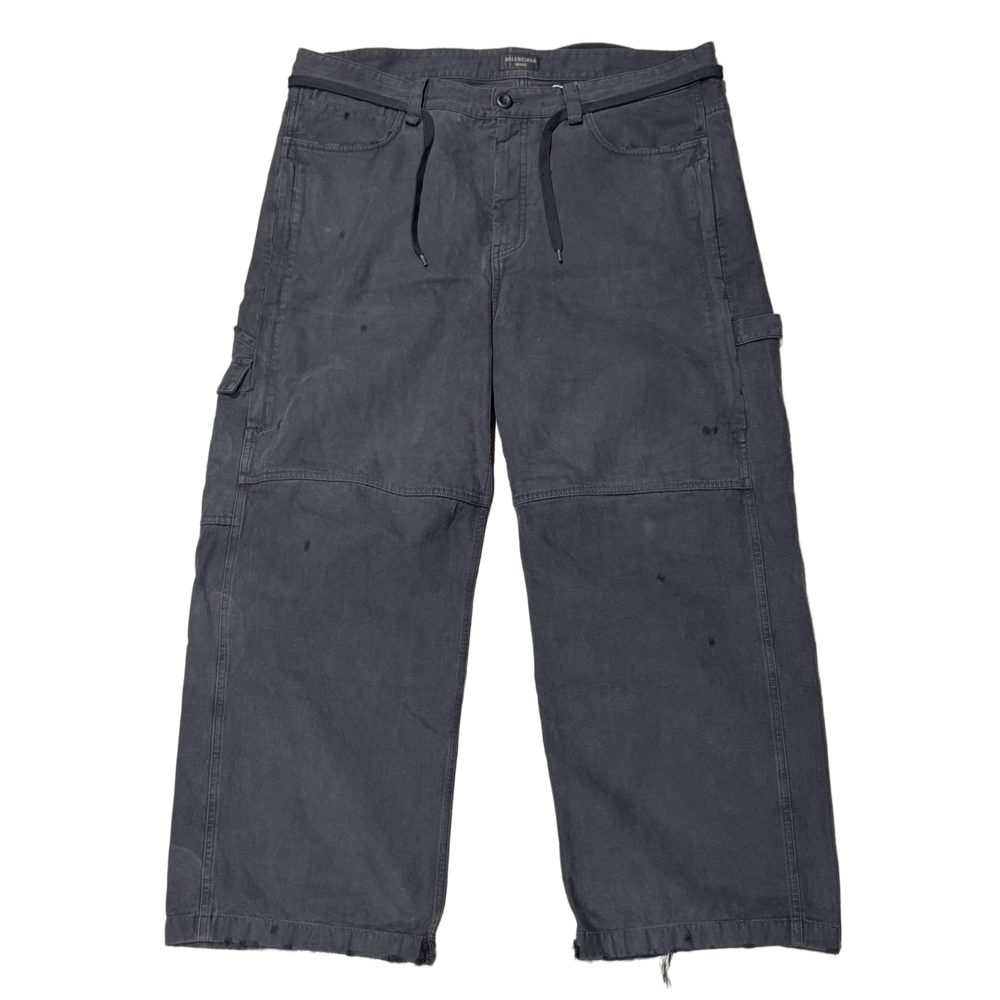 Balenciaga 'Black' Cut Up Cargo Pants