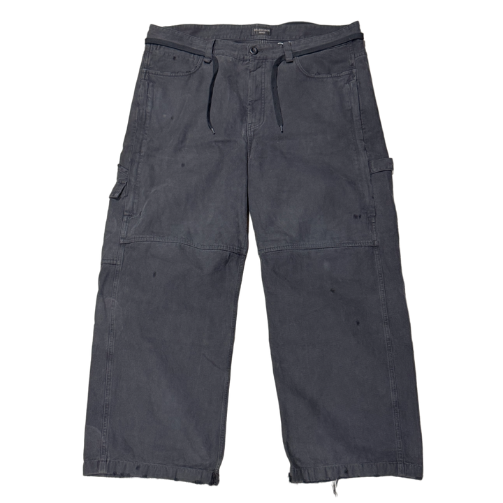 Balenciaga 'Black' Cut Up Cargo Pants