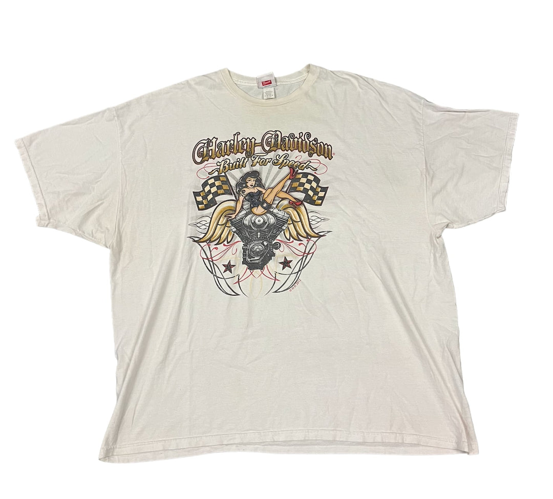 Harley Davidson 'Built For Speed' Vintage Tee