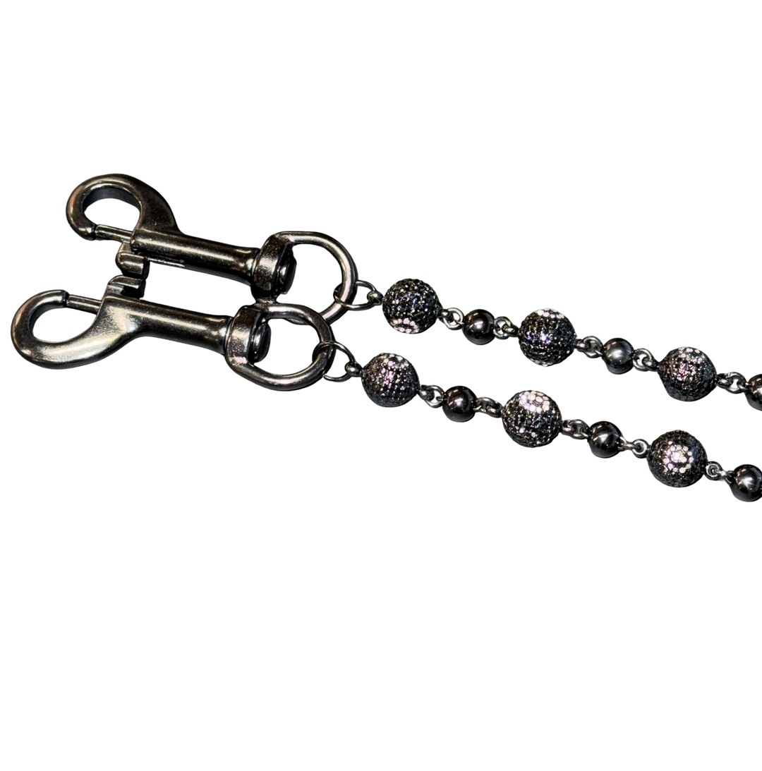 Starchain World '8 Ball' 26.5in Black Wallet Chain