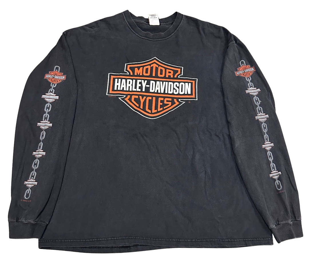 Harley Davidson 'Chain Link Ocean City, MD' Vintage Longsleeve