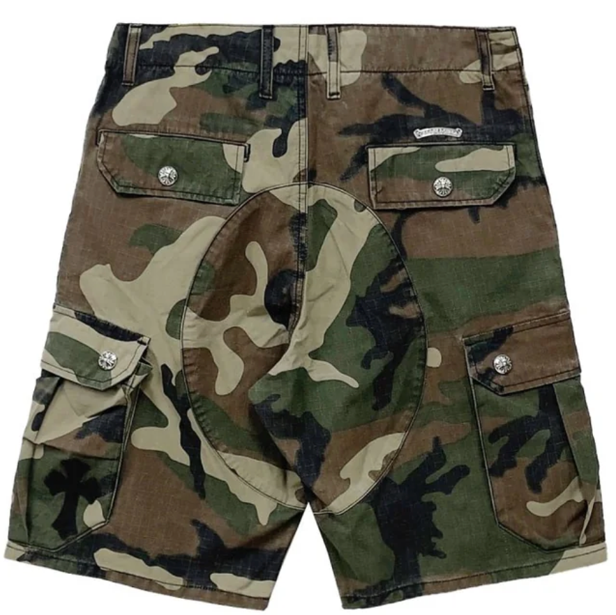Chrome Hearts Camo Cargo Shorts