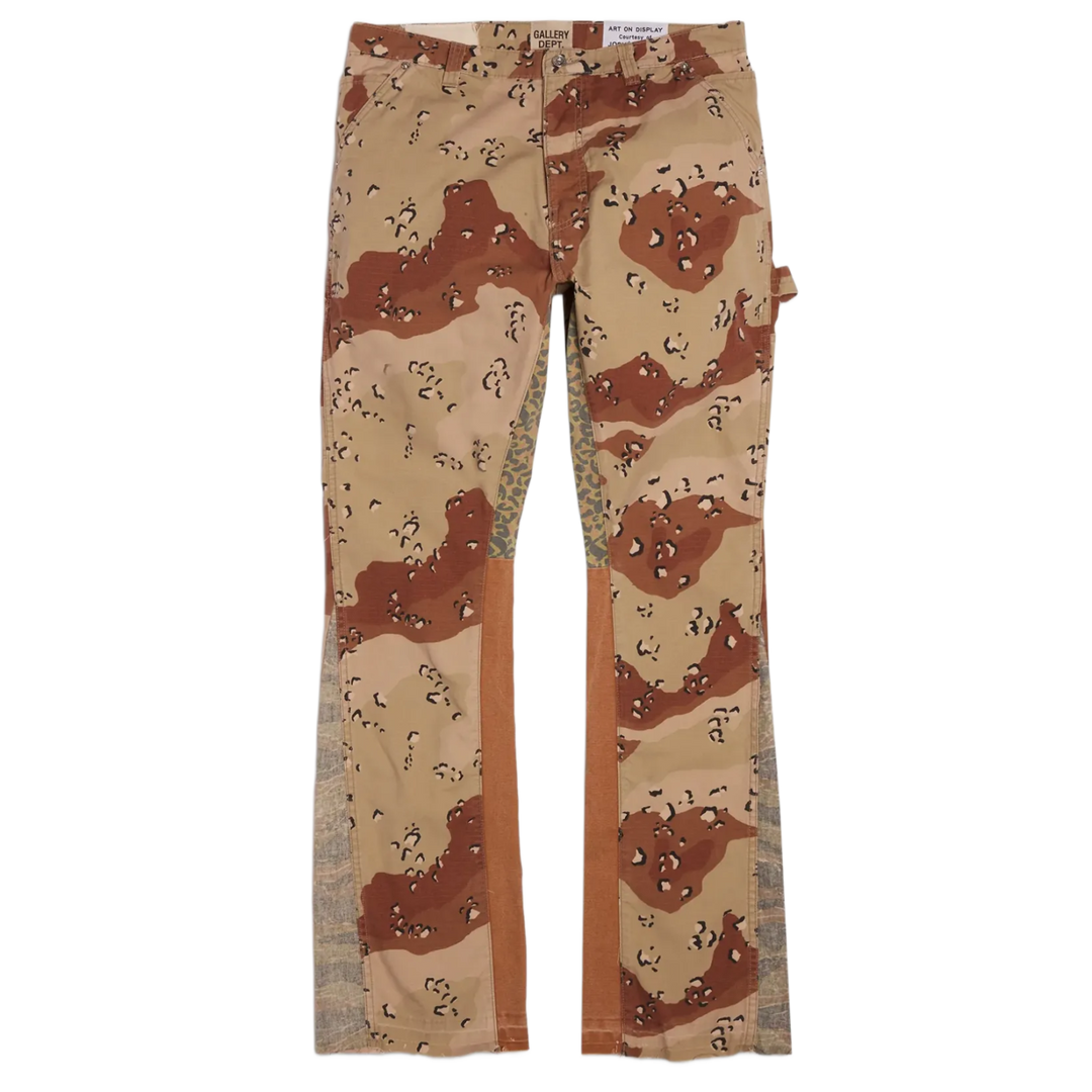 Gallery Dept 'Chocolate Chip Camo' LA Flare Pants