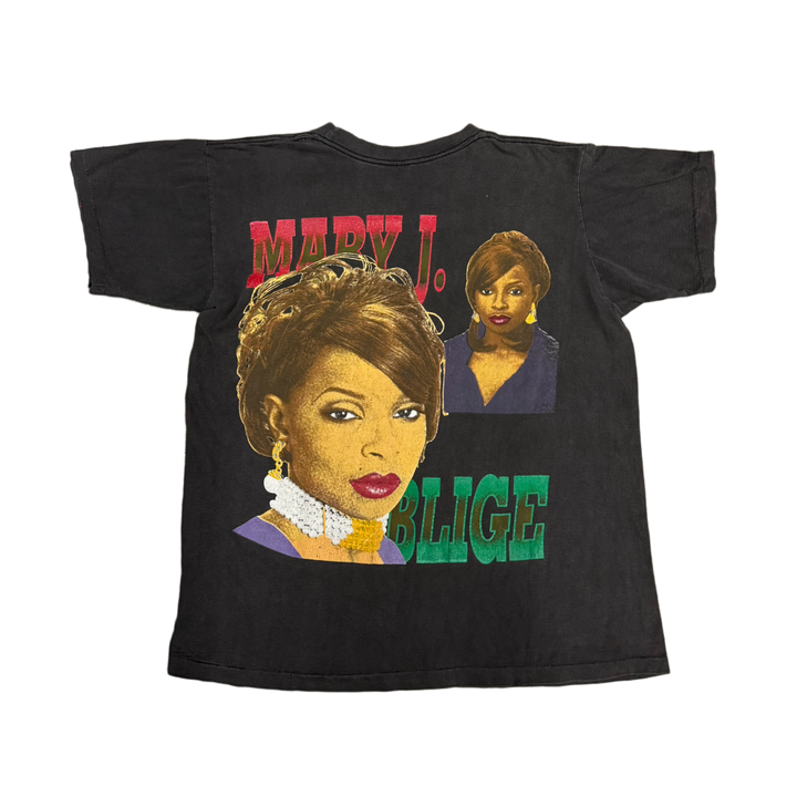 Mary J. Blige 'Washed Black' Vintage Tee