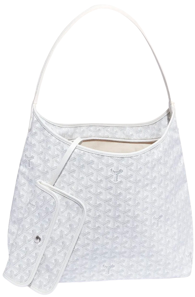 Goyard 'White' Bohème Hobo Bag