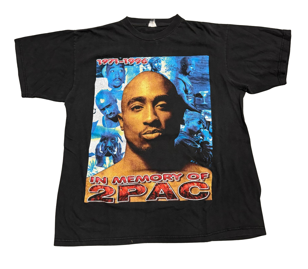 2pac 'In Memory of 2pac' Vintage Tee