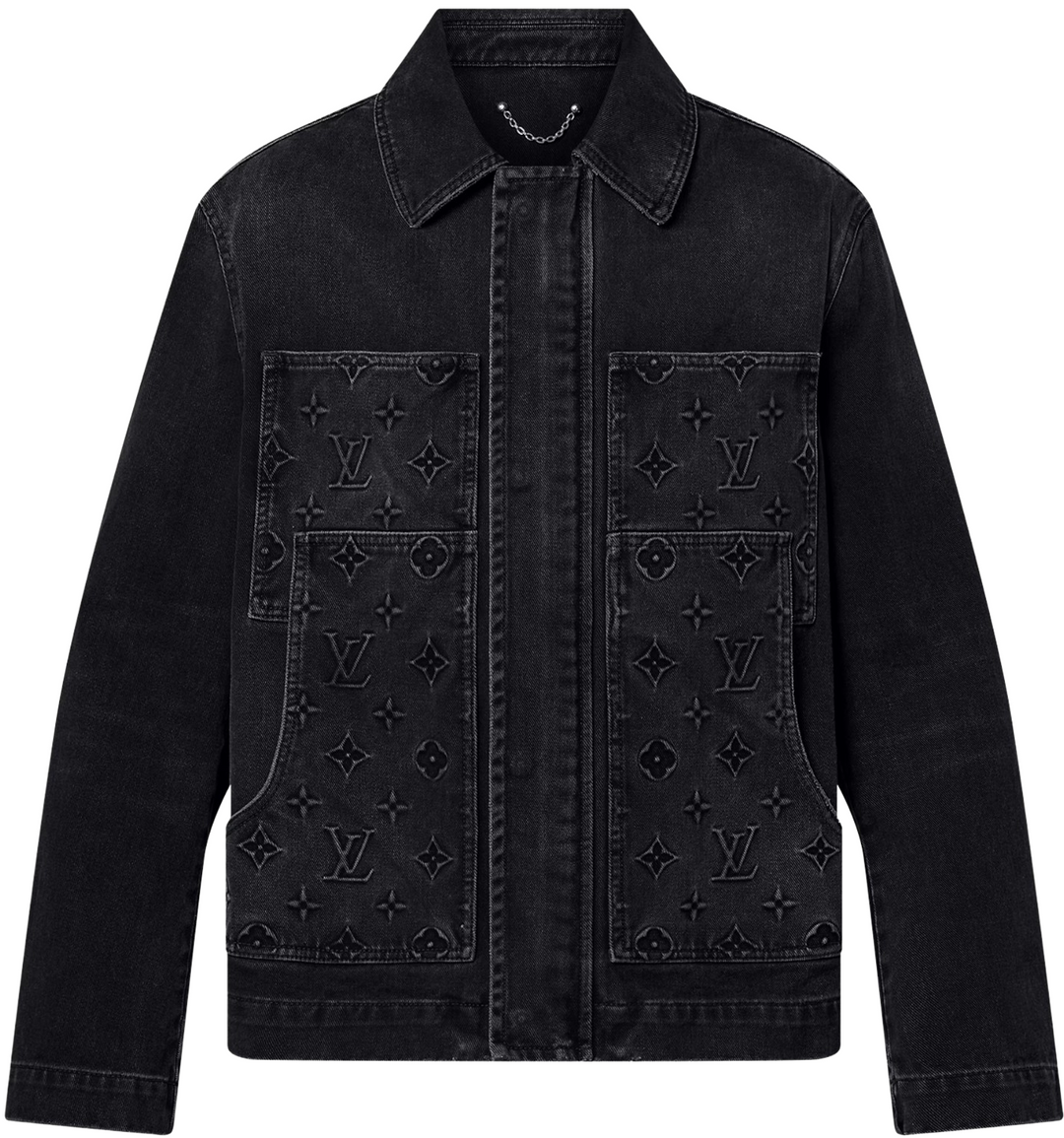 Louis Vuitton 'Black Denim' Workwear Jacket