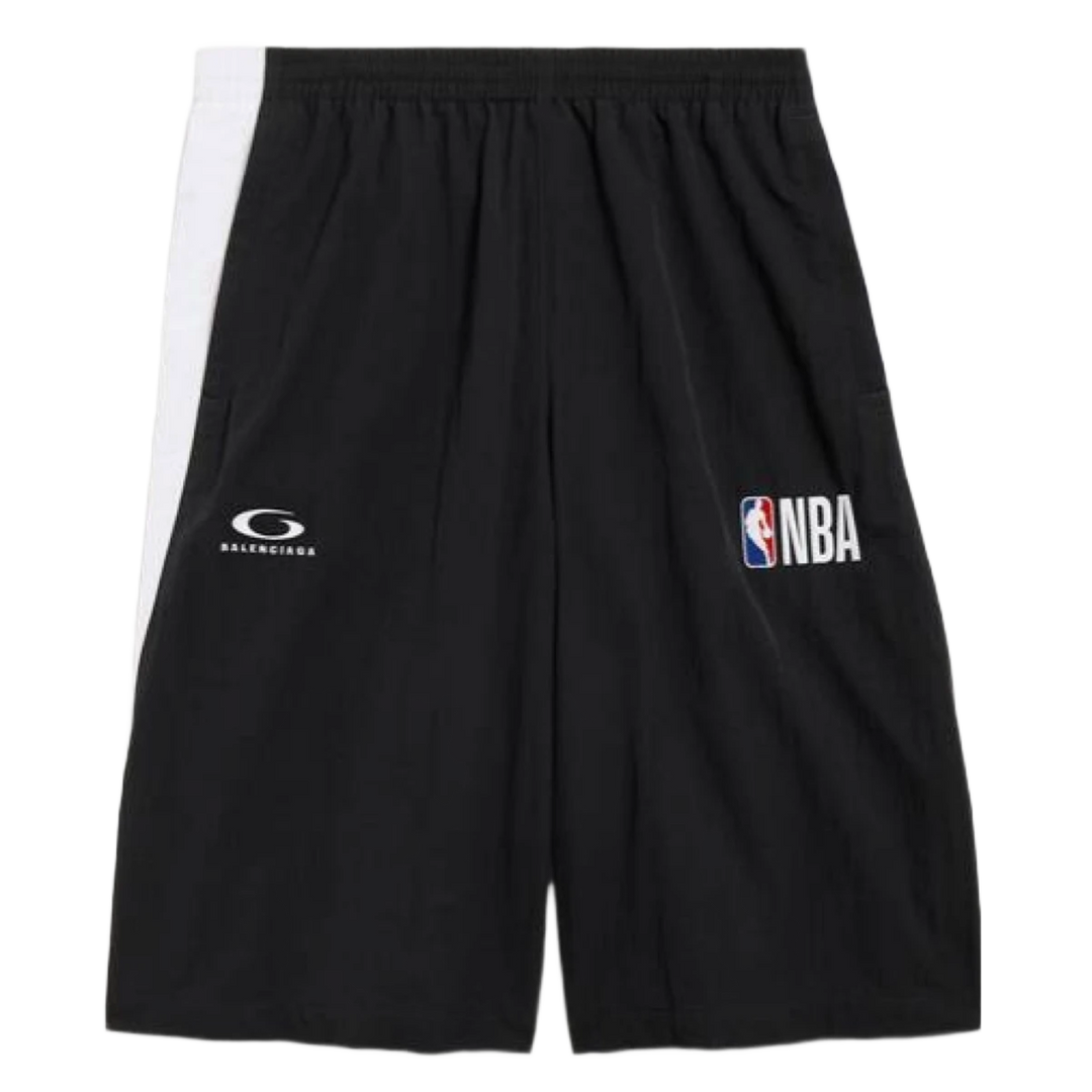 Balenciaga 'NBA Logo' Black Shorts