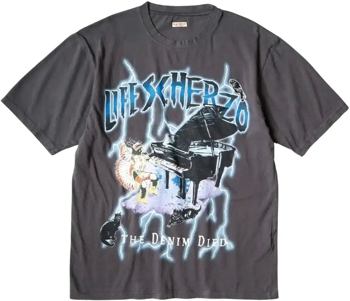 Kapital '20 Tenjiku Crew Lightning Piano' Tee