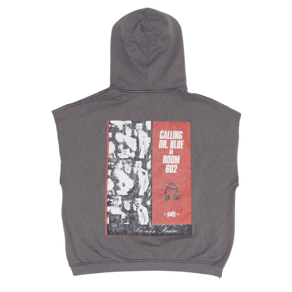 Paly 'Dr. Blue' Cutoff Hoodie