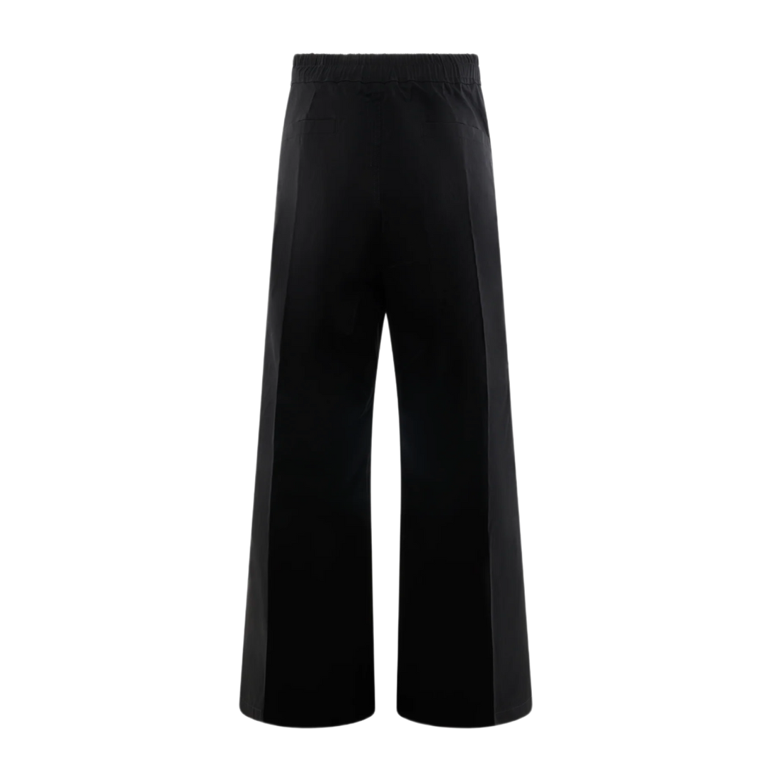 Rick Owens 'Heizer Belas' Wide Black Cargo Pants