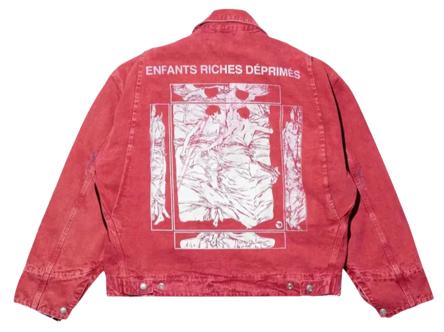 Enfants Riches Déprimés 'Italian Romance' Red Work Jacket