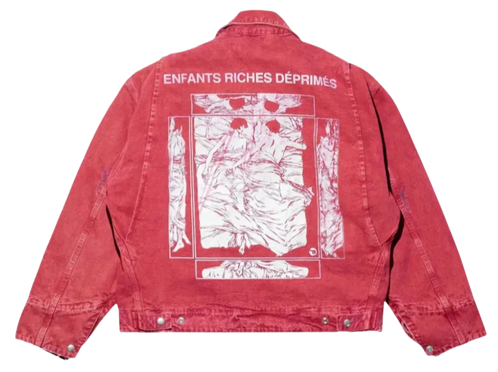 Enfants Riches Déprimés 'Italian Romance' Red Work Jacket