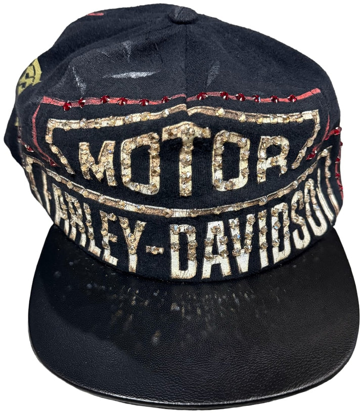 Bossi 'Motor Harley Davidson' Rhinestone Snapback Hat