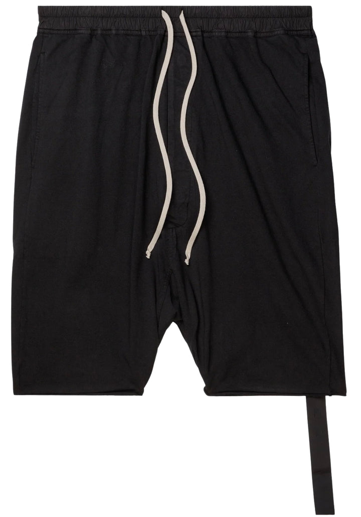 Rick Owens DRKSHDW Black Drawstring Pod Shorts