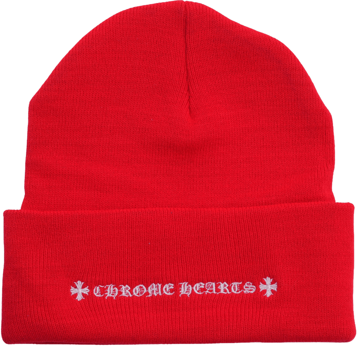 Chrome Hearts 'Red' CH Beanie