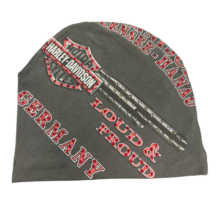 Bossi 'Germany Proud' Rhinestone Vintage Beanie
