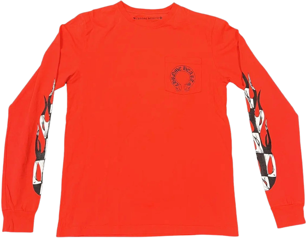 Chrome Hearts 'Red' Matty Boy Chomper Long Sleeve Toddler