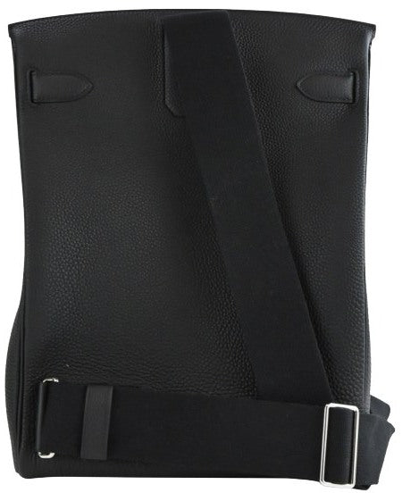 Hermès Hac a Dos 'Black' 26 Togo Leather Backpack