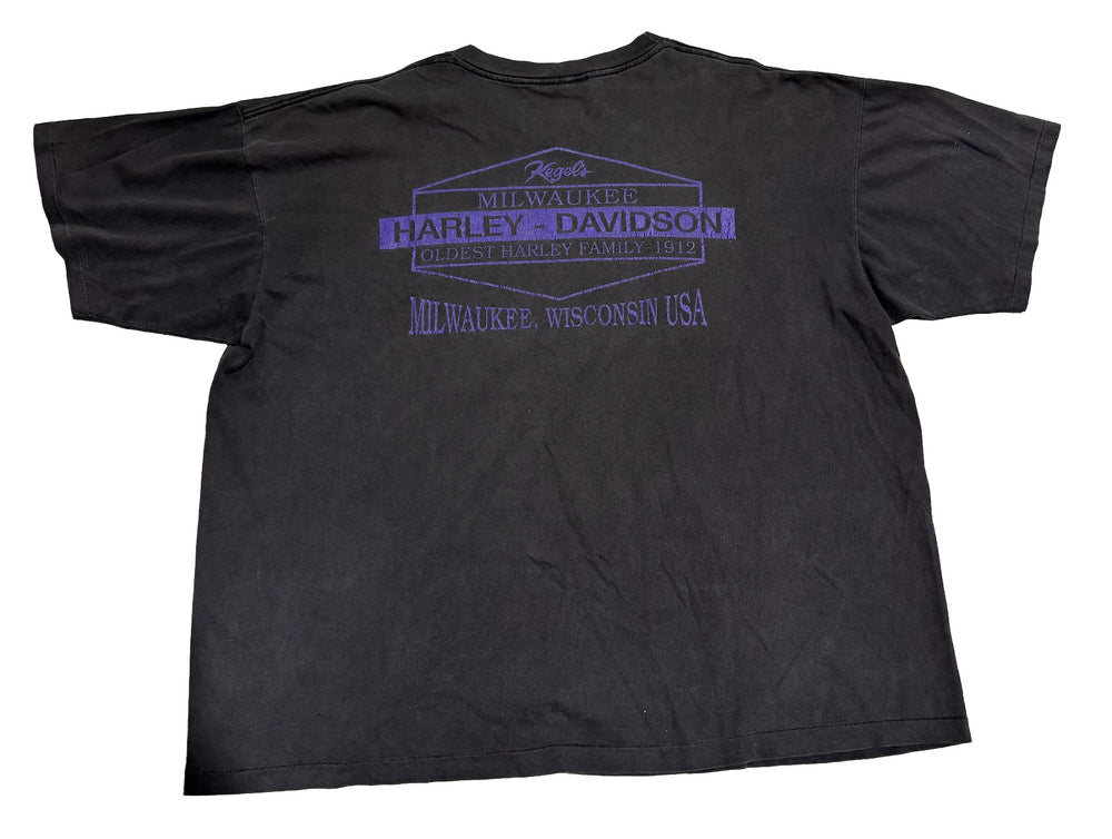 Harley Davidson 'Chrome Milwaukee' Vintage Tee