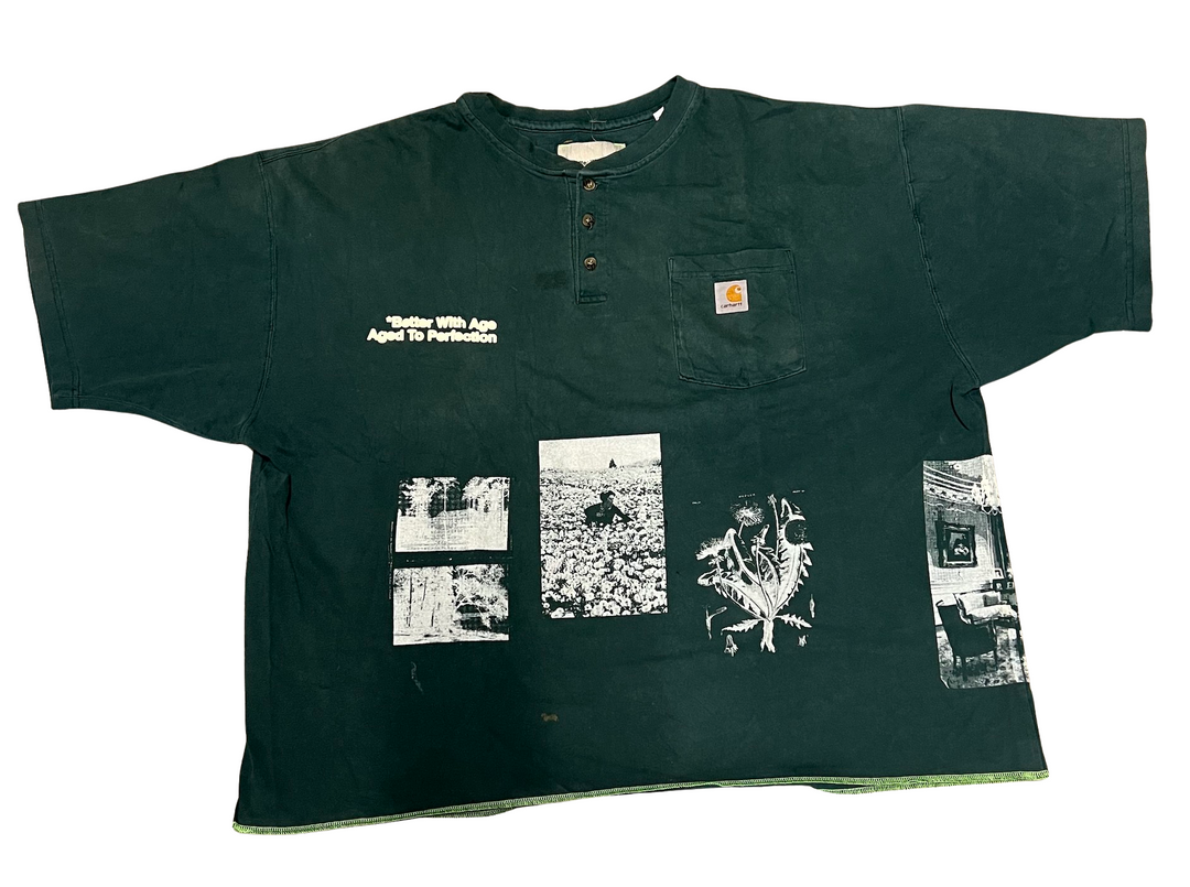 *Better With Age 'Green' Carhartt Button Tee