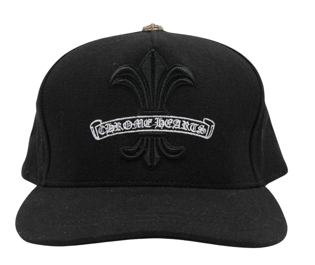 Chrome Hearts 'Fleur' Black Snapback