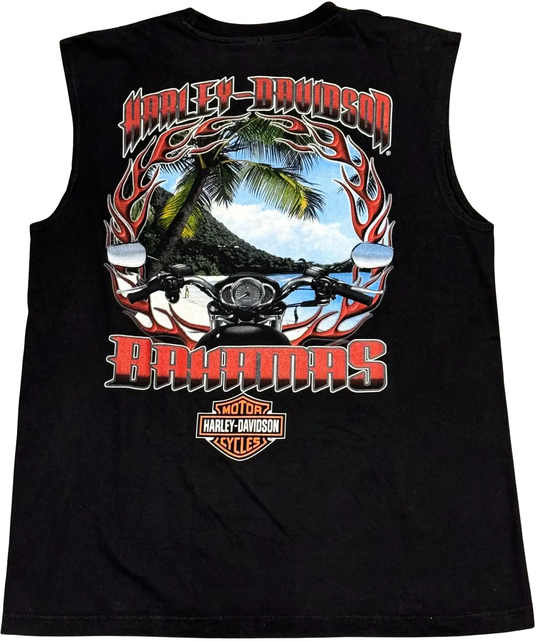 Harley Davidson 'Bahamas' Vintage Cutoff Tee