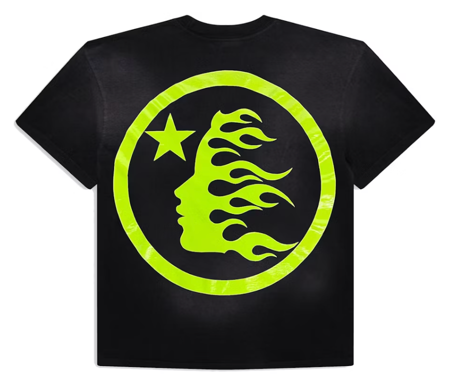 Hellstar Sports 'Core Gel Logo' Black/Light Green Tee