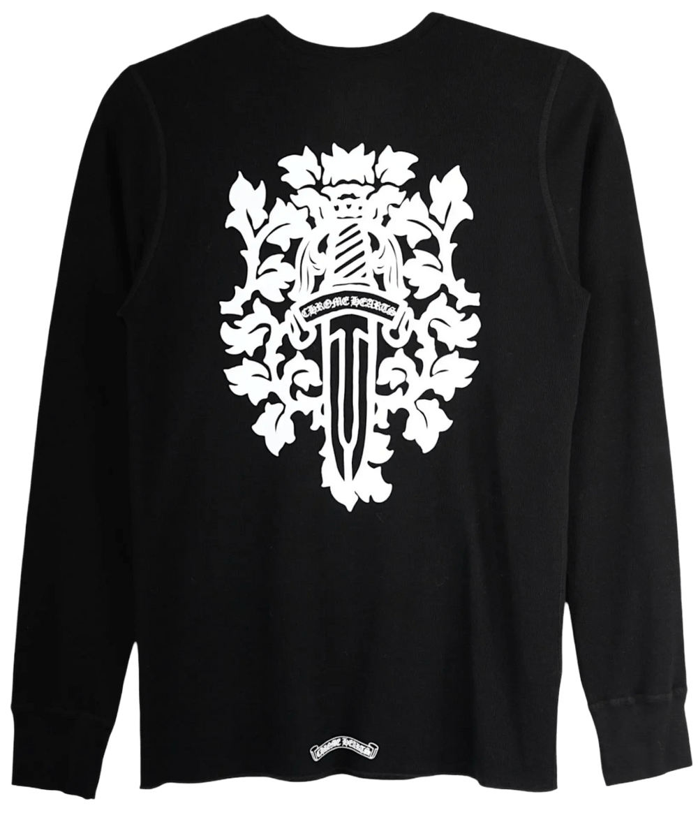 Chrome Hearts 'Dagger' Thermal Black Longsleeve