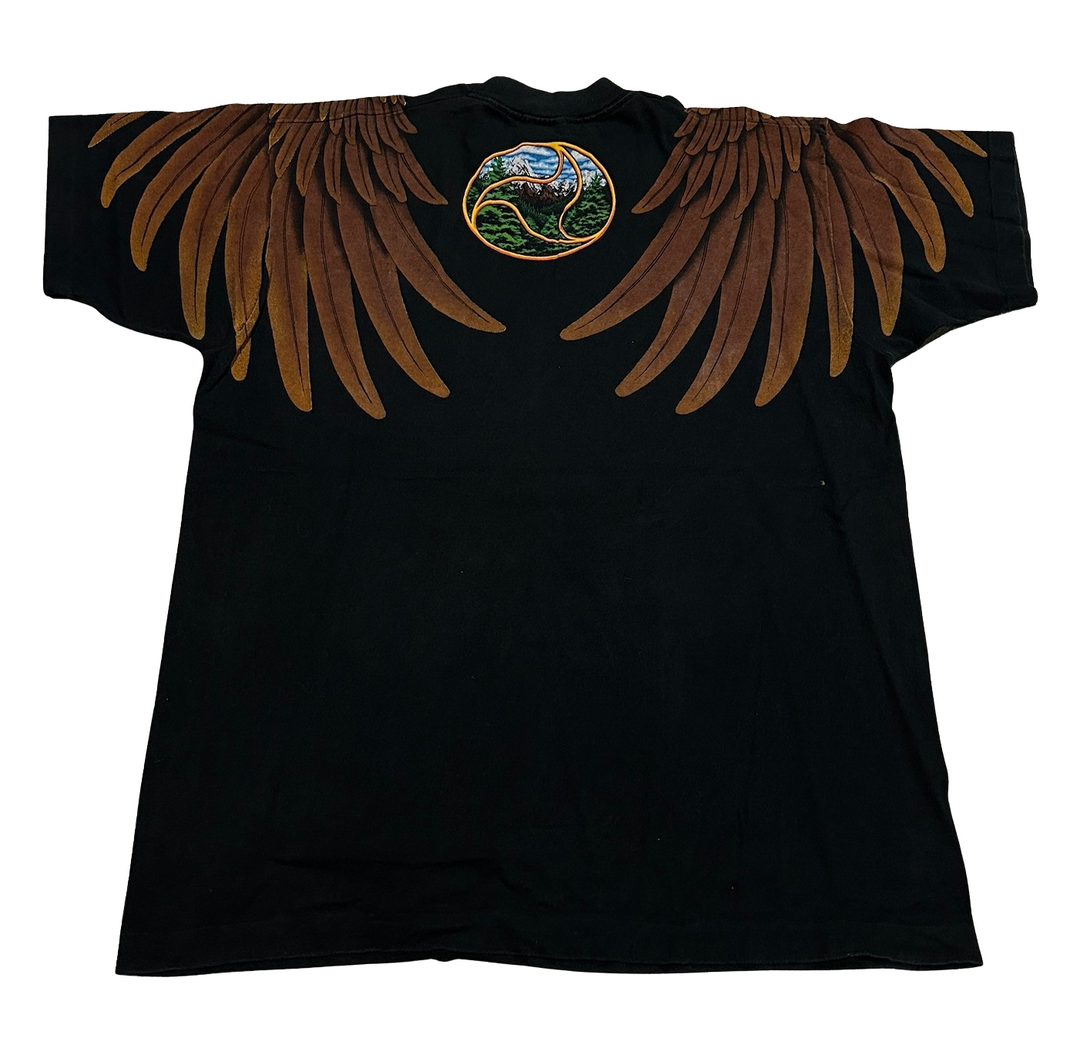 Big Eagle 'Black' Vintage Tee