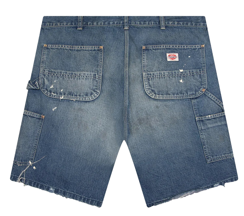 Saint Michael 'Blue Distressed' Carpenter Shorts