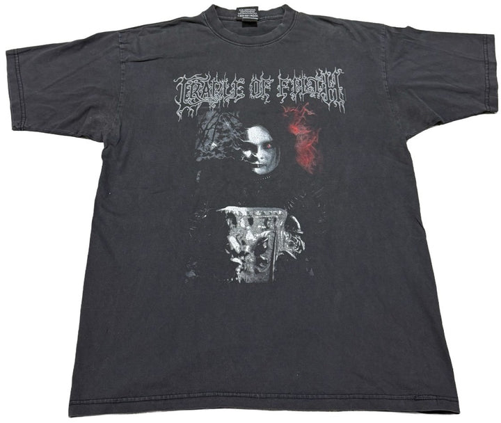 Cradle of Filth 'Black Is My Heart' Vintage Black Tee