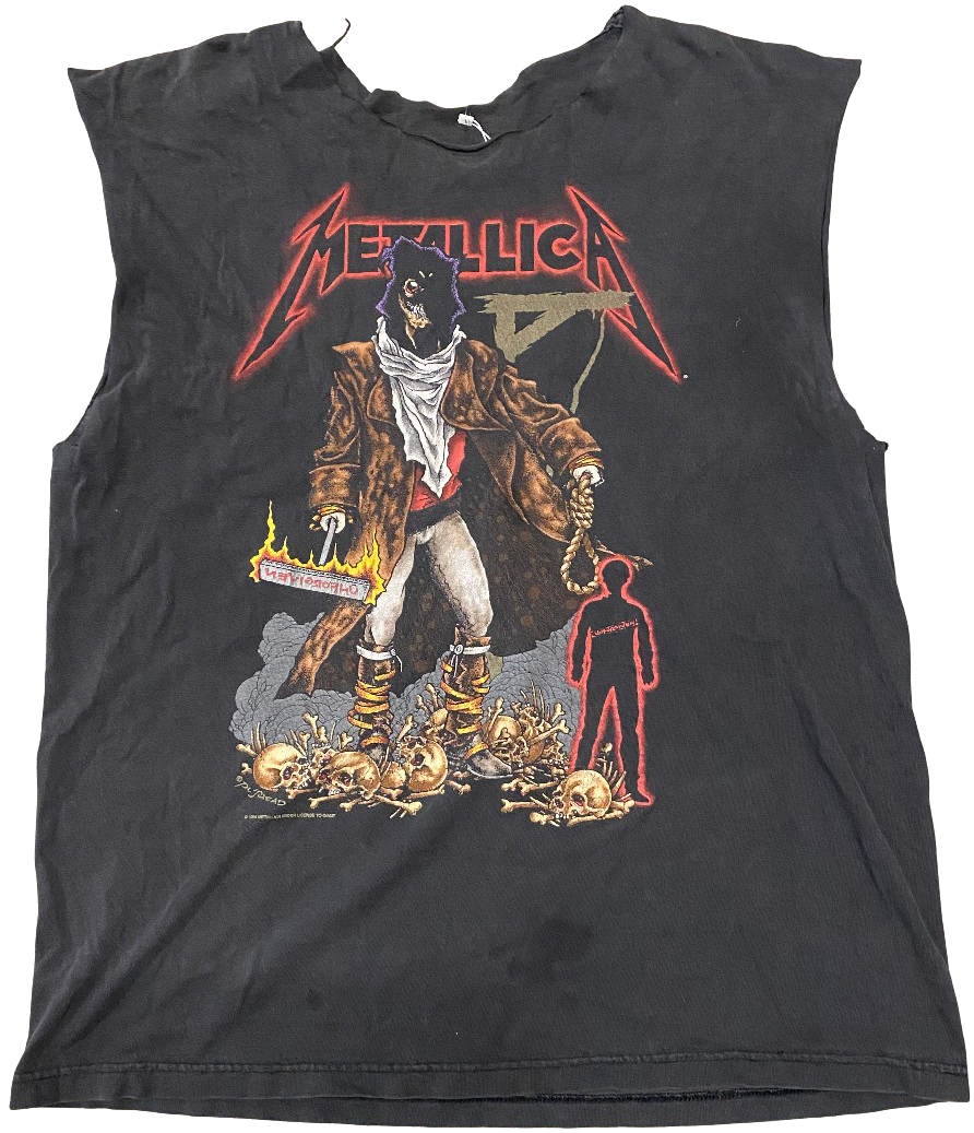 Metallica 'Unforgiven' Cut Off Vintage Tee