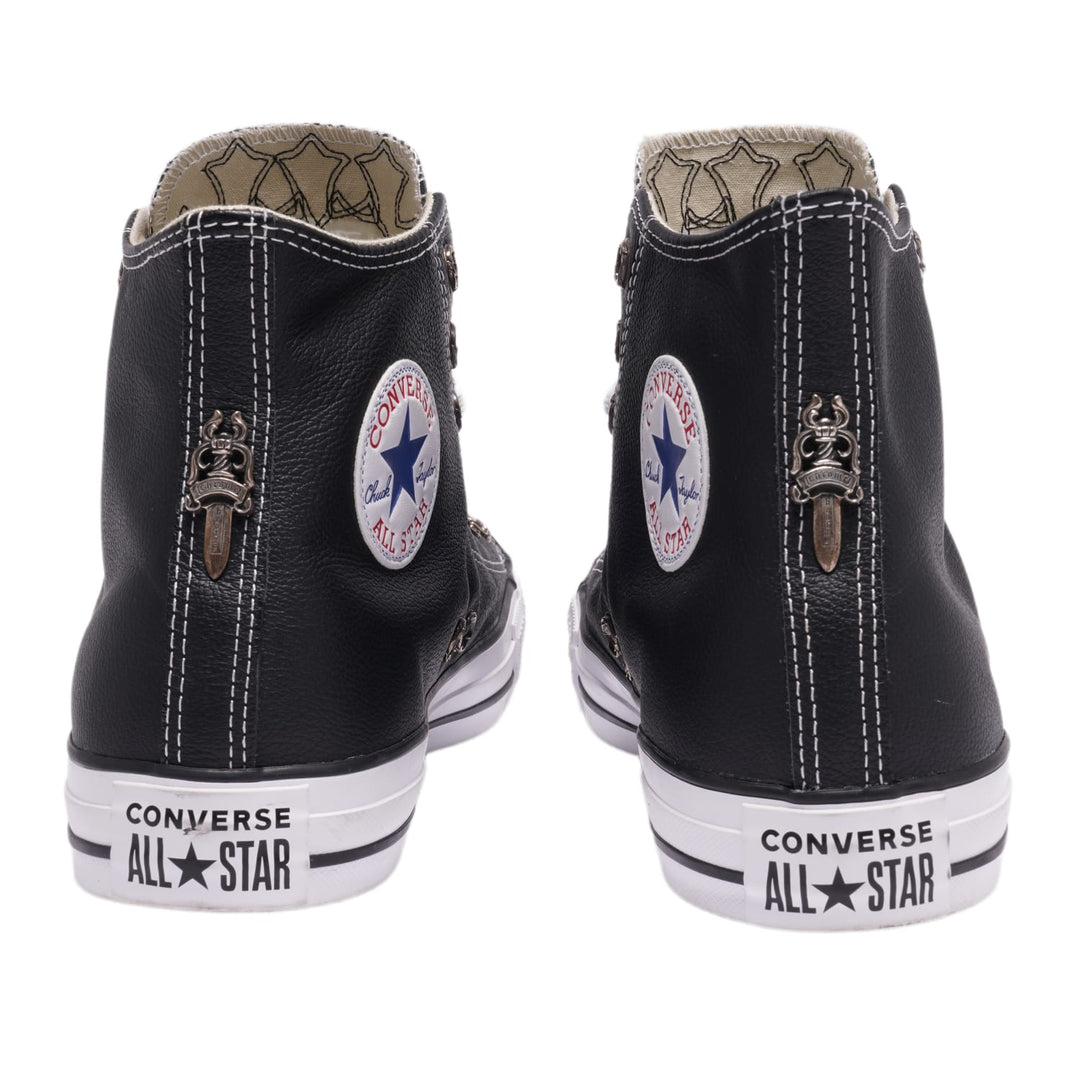 Chrome Hearts Converse Black Patch