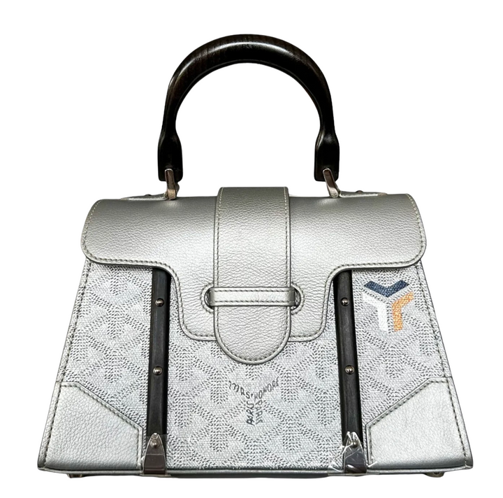 Goyard Saigon Mini Structure Bag 'Silver'