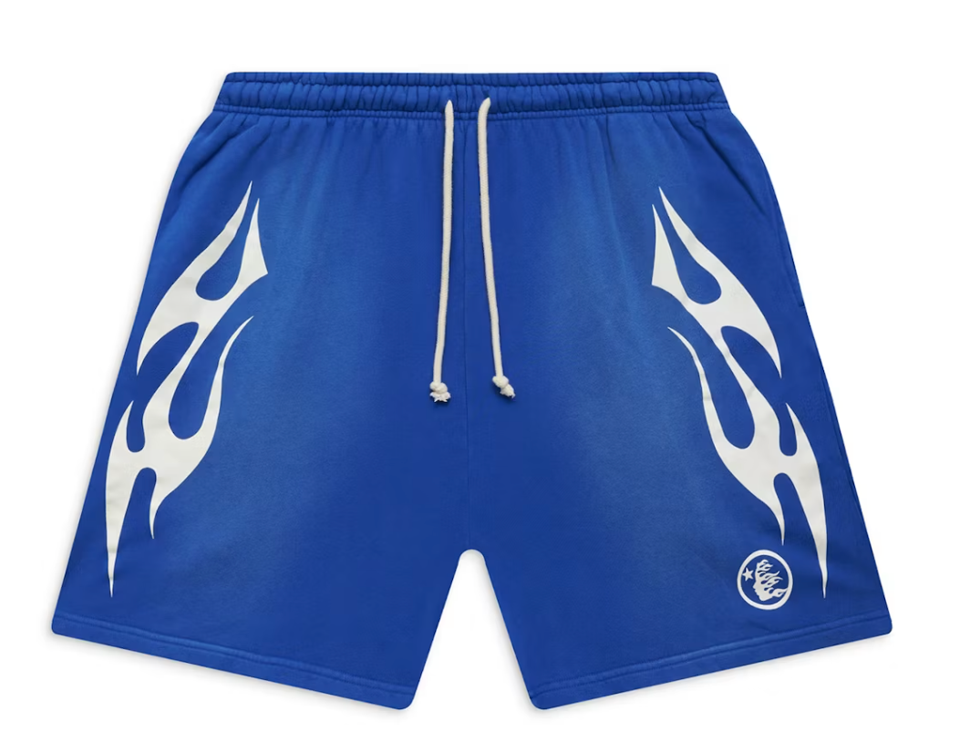 Hellstar 'Flame Shorts' Blue