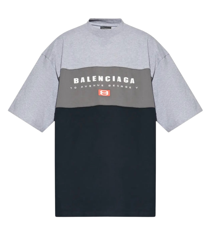 Balenciaga 'Grey Sports Logo' Tee