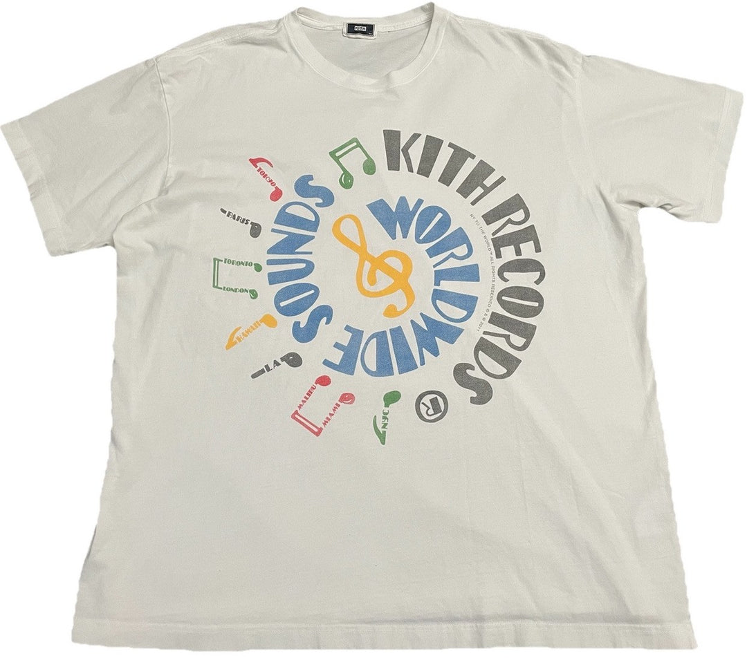 Kith 'Worldwide Sounds' White Tee