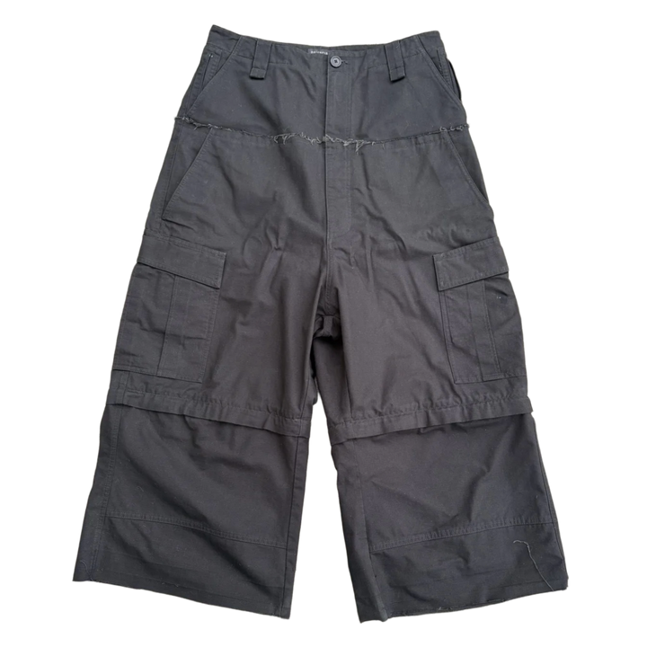 Balenciaga 'Black' Cut Up Cargo Pants
