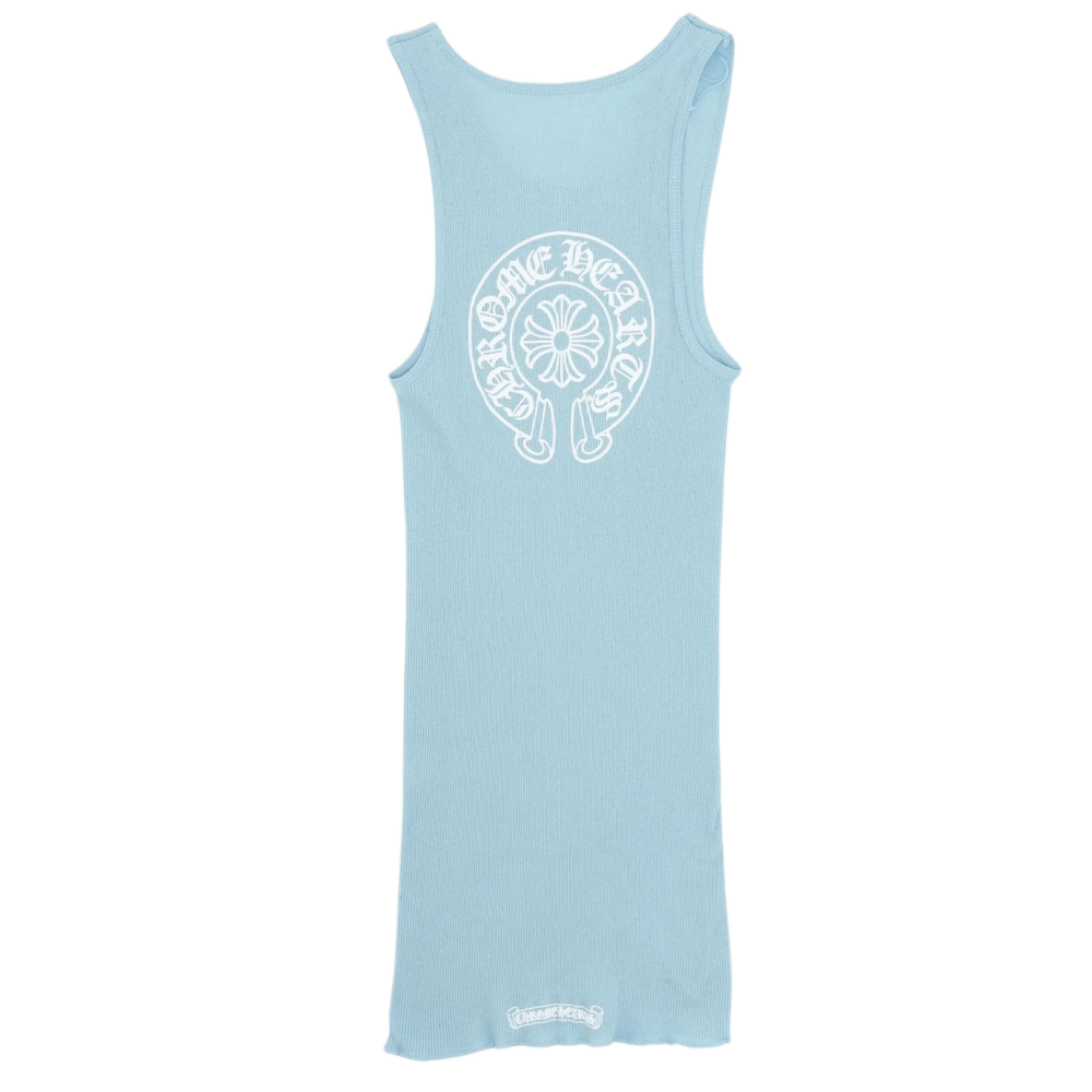 Chrome Hearts 'Blue' Horseshoe Tank Top